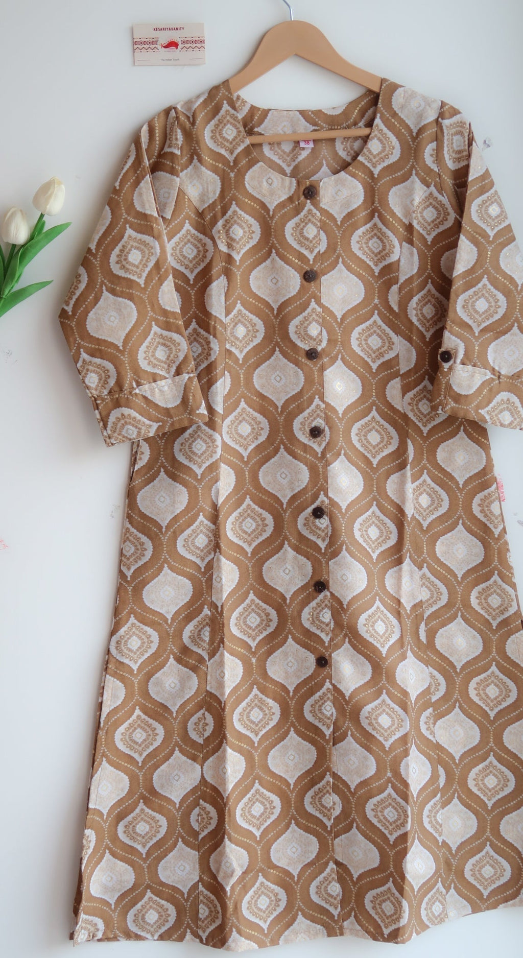Cocoa Whispers Harmony Long Kurta