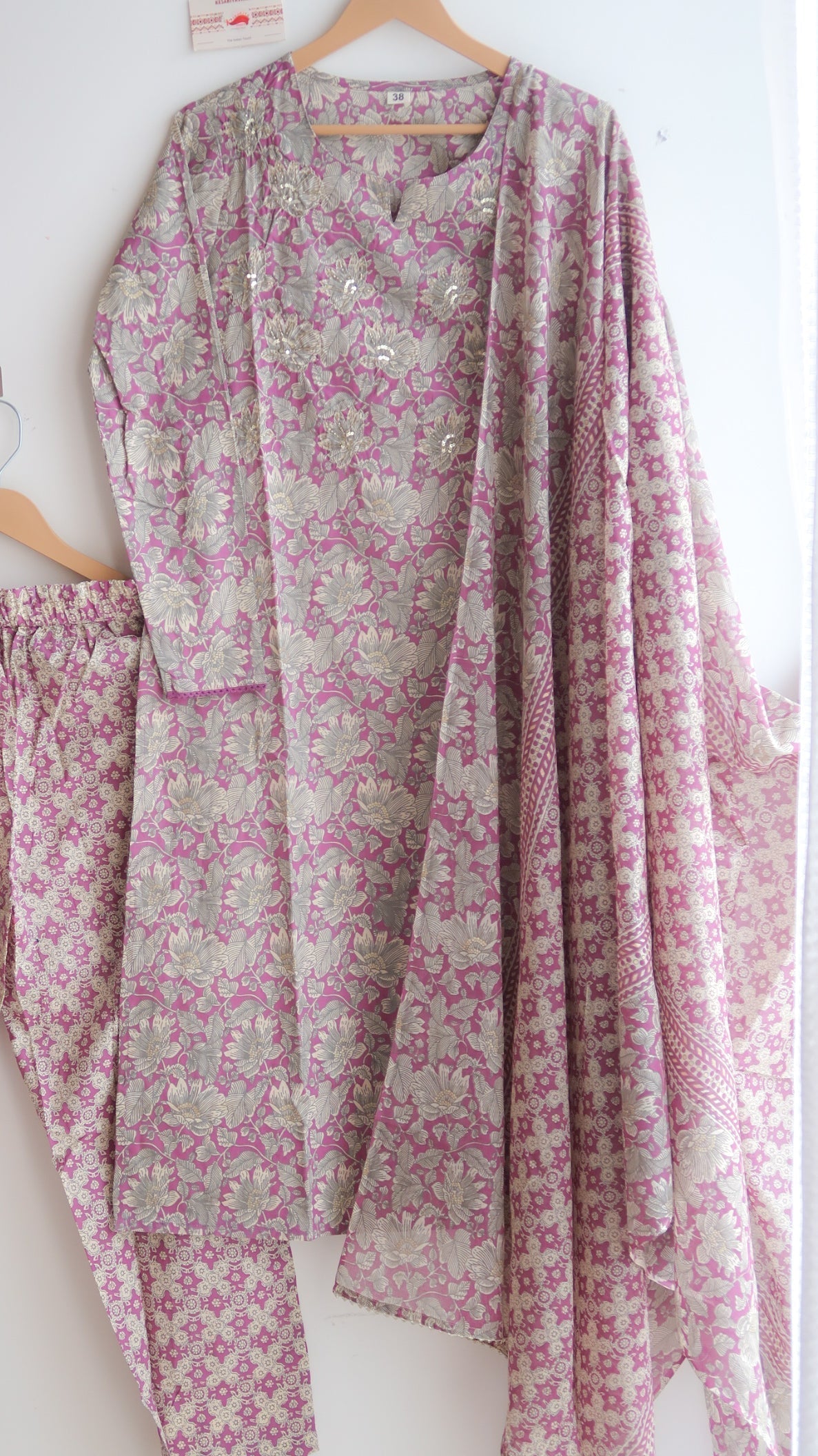 Pink Petal Elegance Suit Set