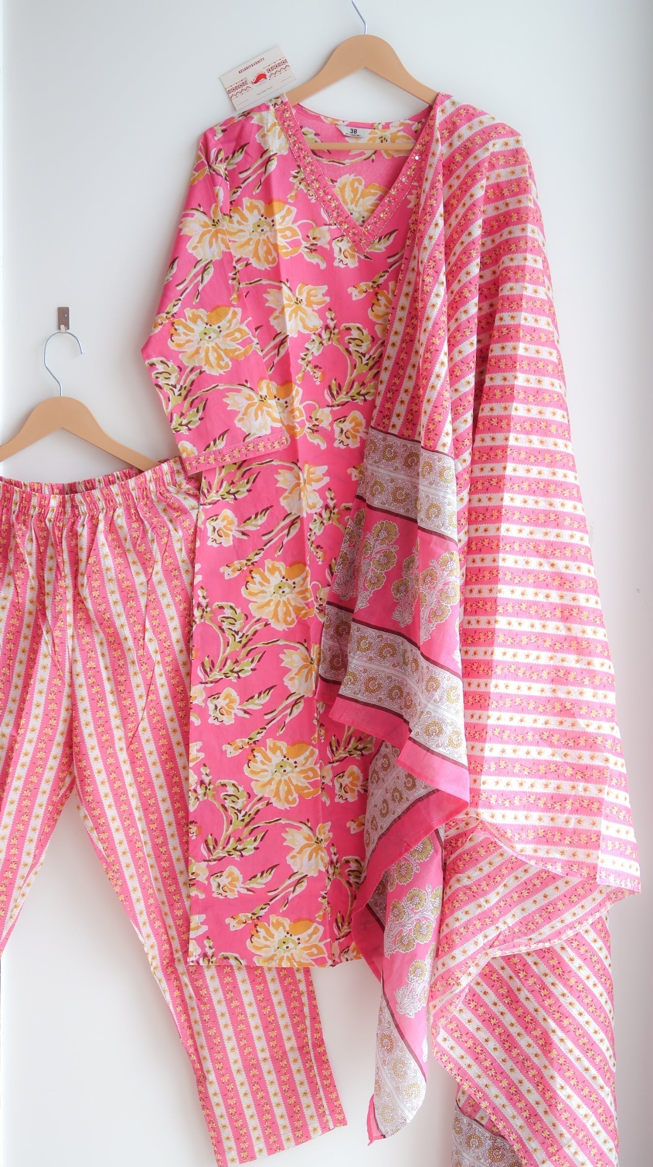 Pink Rose Radiance Ensemble Suit Set