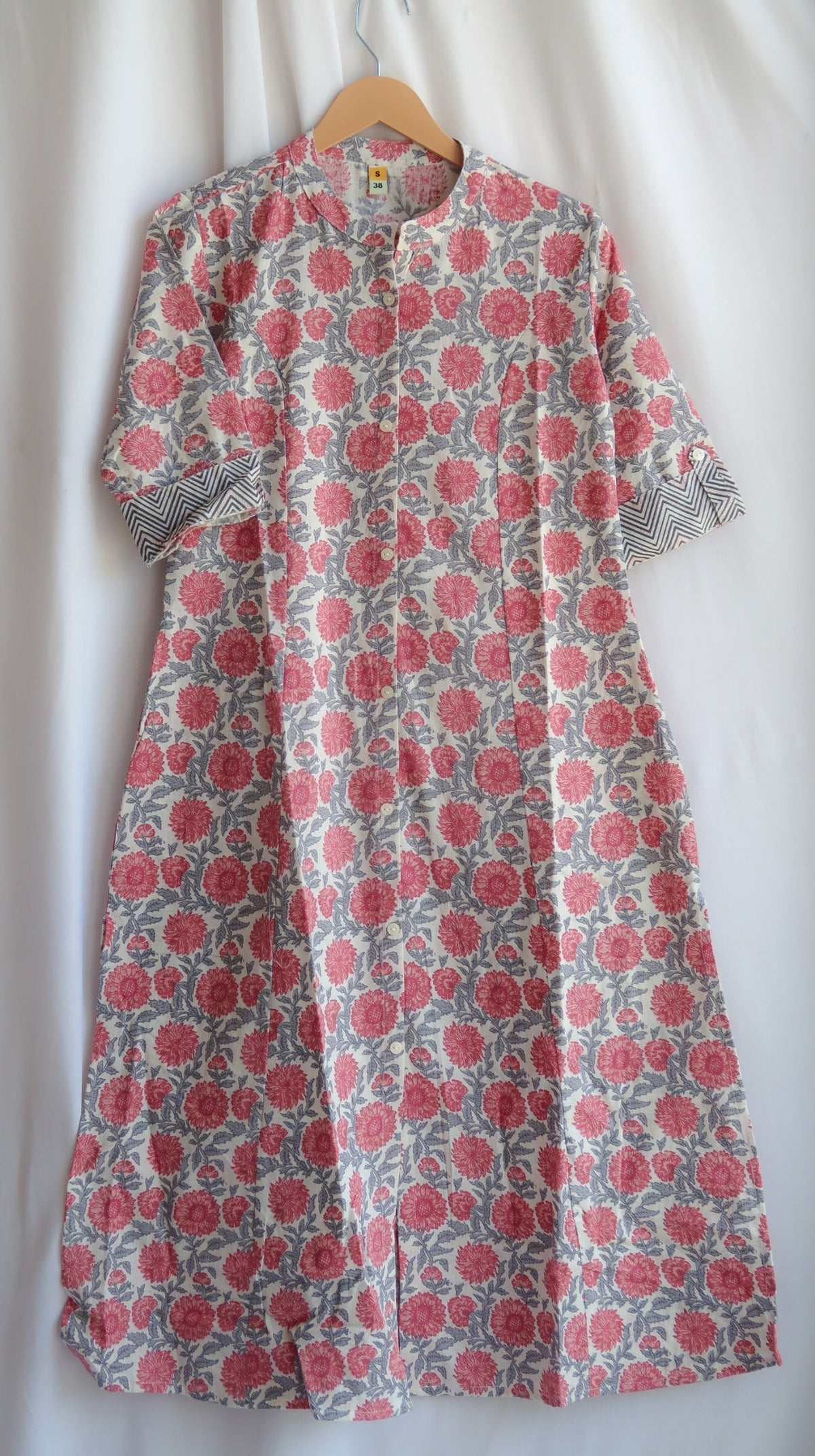 Regular Wear: Scarlet Blossom Long Kurta