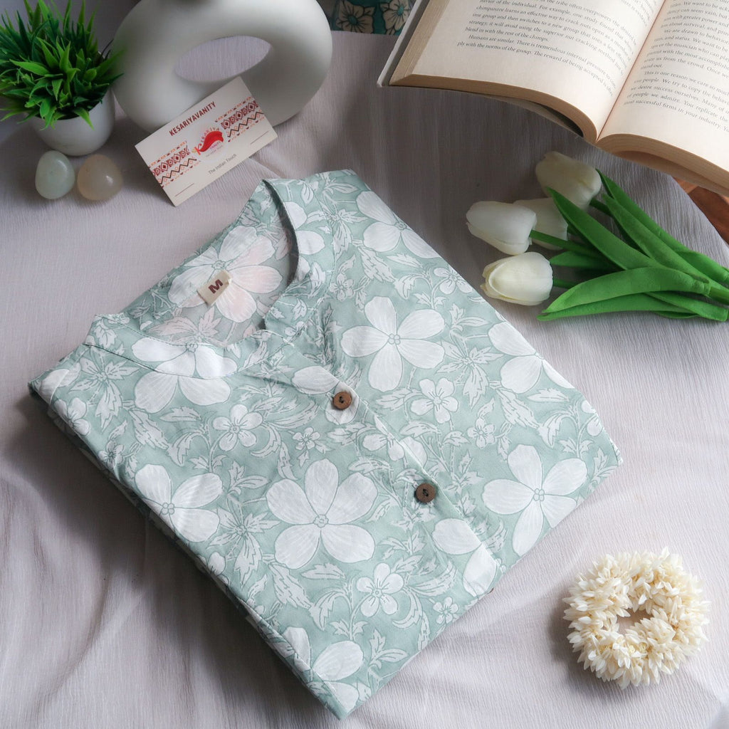 Daily Essential: Soothing Elegance Long Kurta