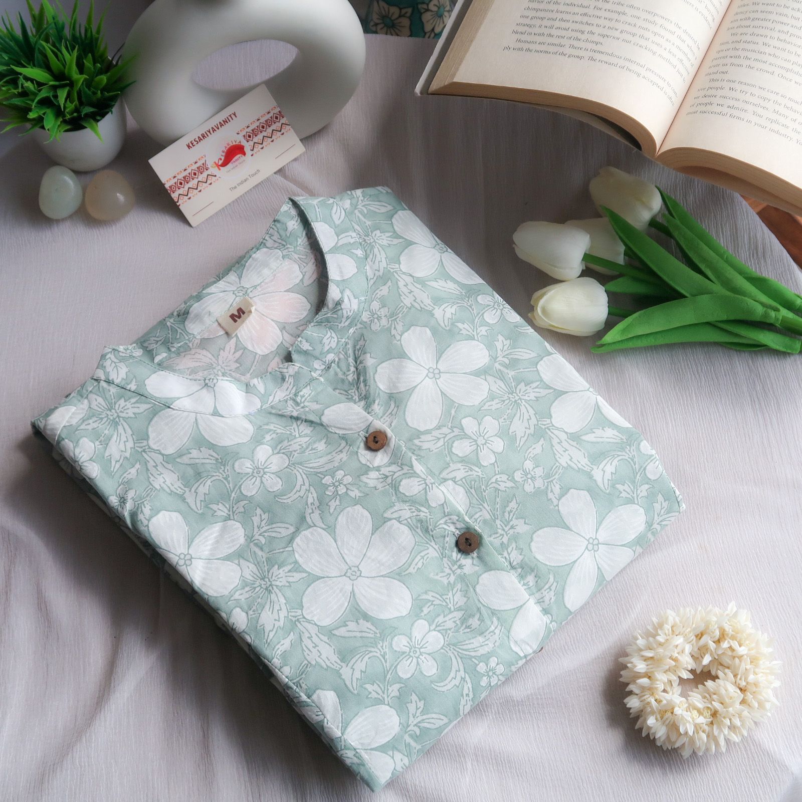 Daily Essential: Soothing Elegance Long Kurta