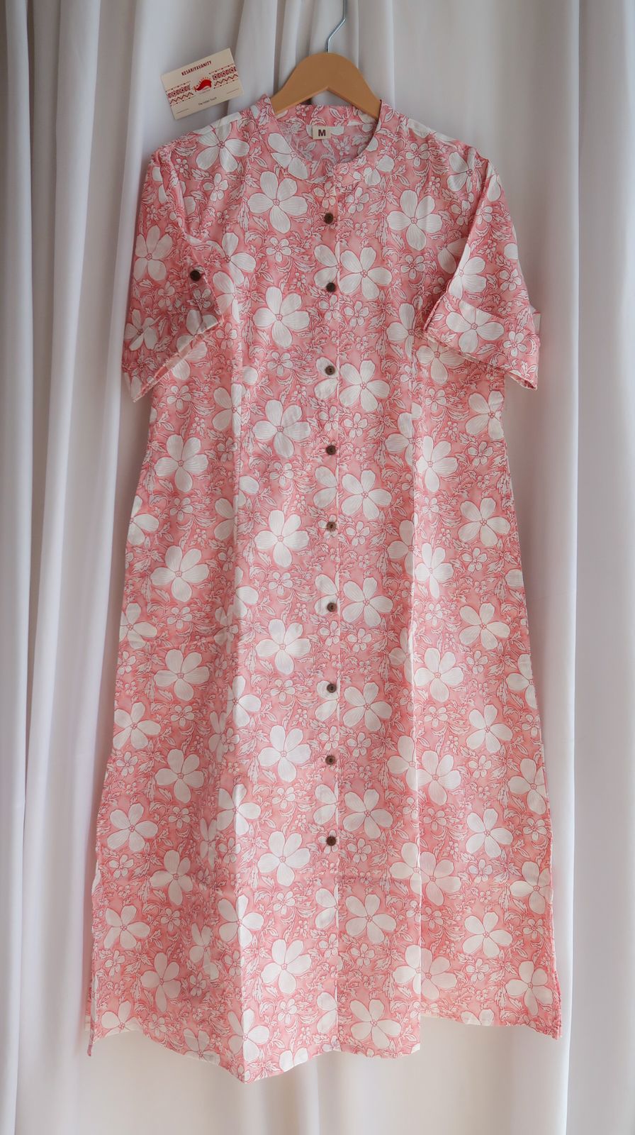 Daily Essential: Rosebud Serenity Long Kurta