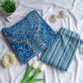 Cobalt Bandhej Brilliance Suit Set