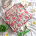 Regular Wear: Scarlet Blossom Long Kurta