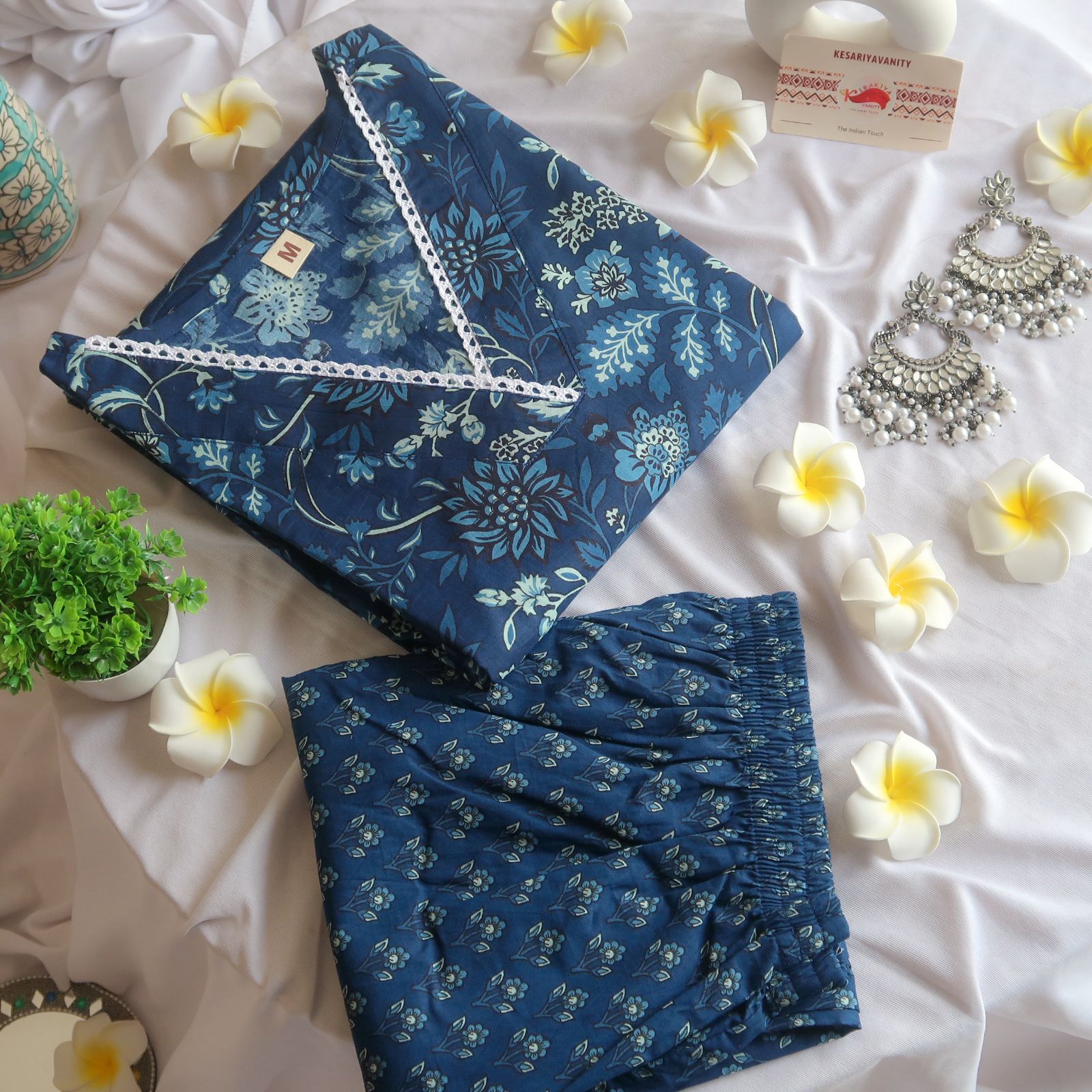 Midnight Garden Office/Regular Wear Suit Set