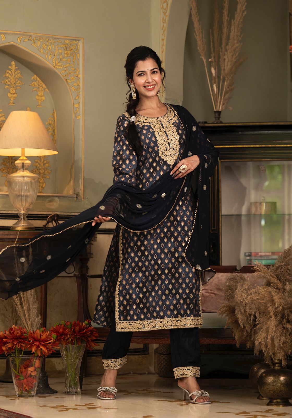 Luxurious Pankh Festive Special Suit Set