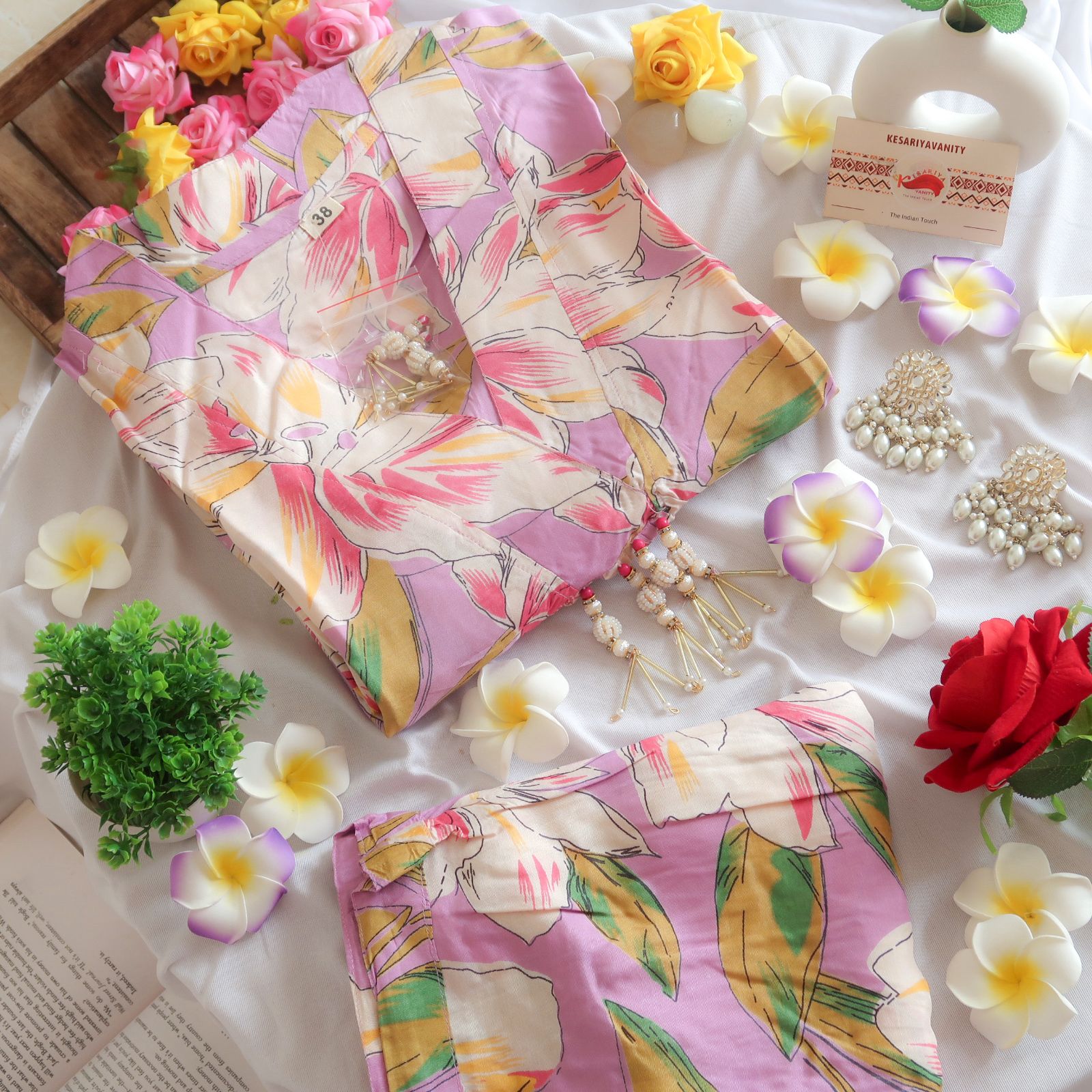 Lavender Blossom Harmony Suit Set