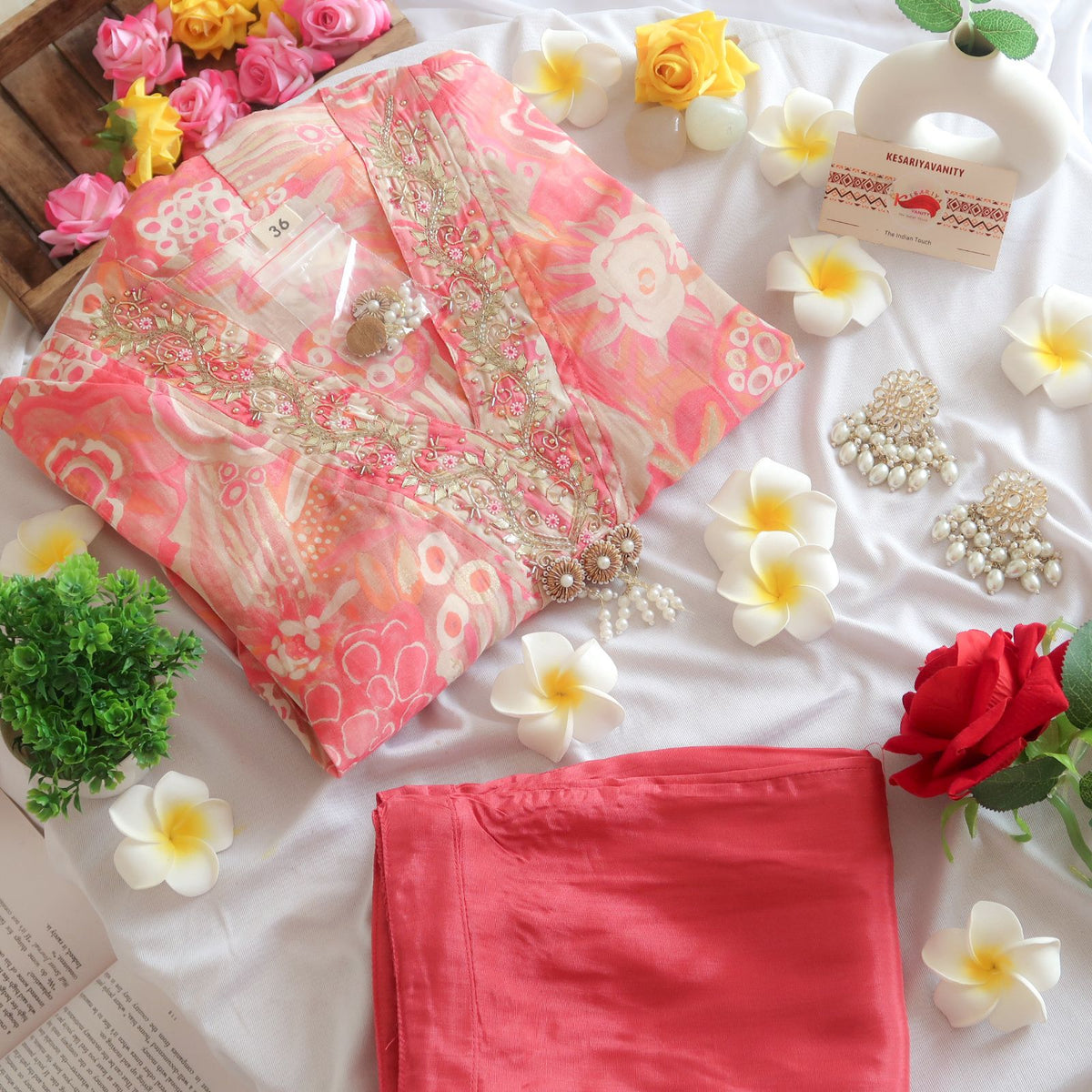 Soft Pink Symphony Suit Set