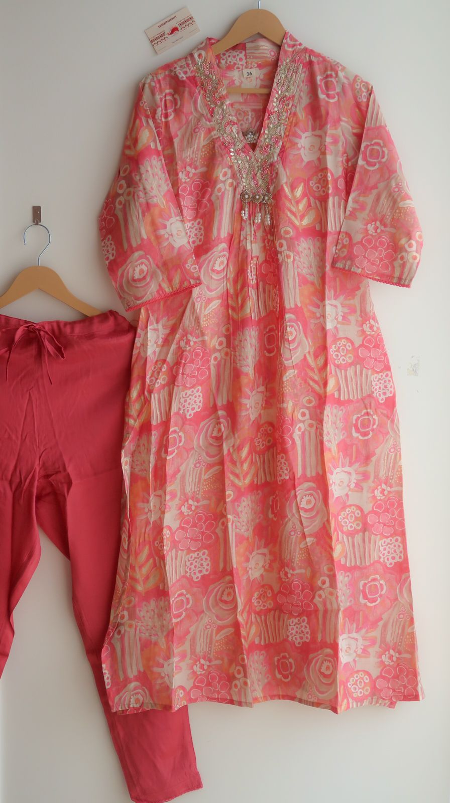 Soft Pink Symphony Suit Set