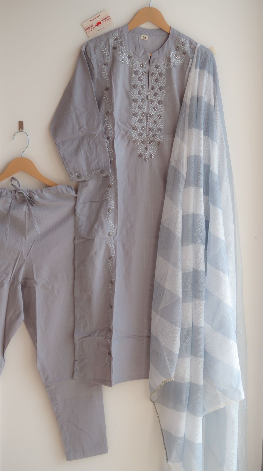 Shades of Graceful Grey Suit Set
