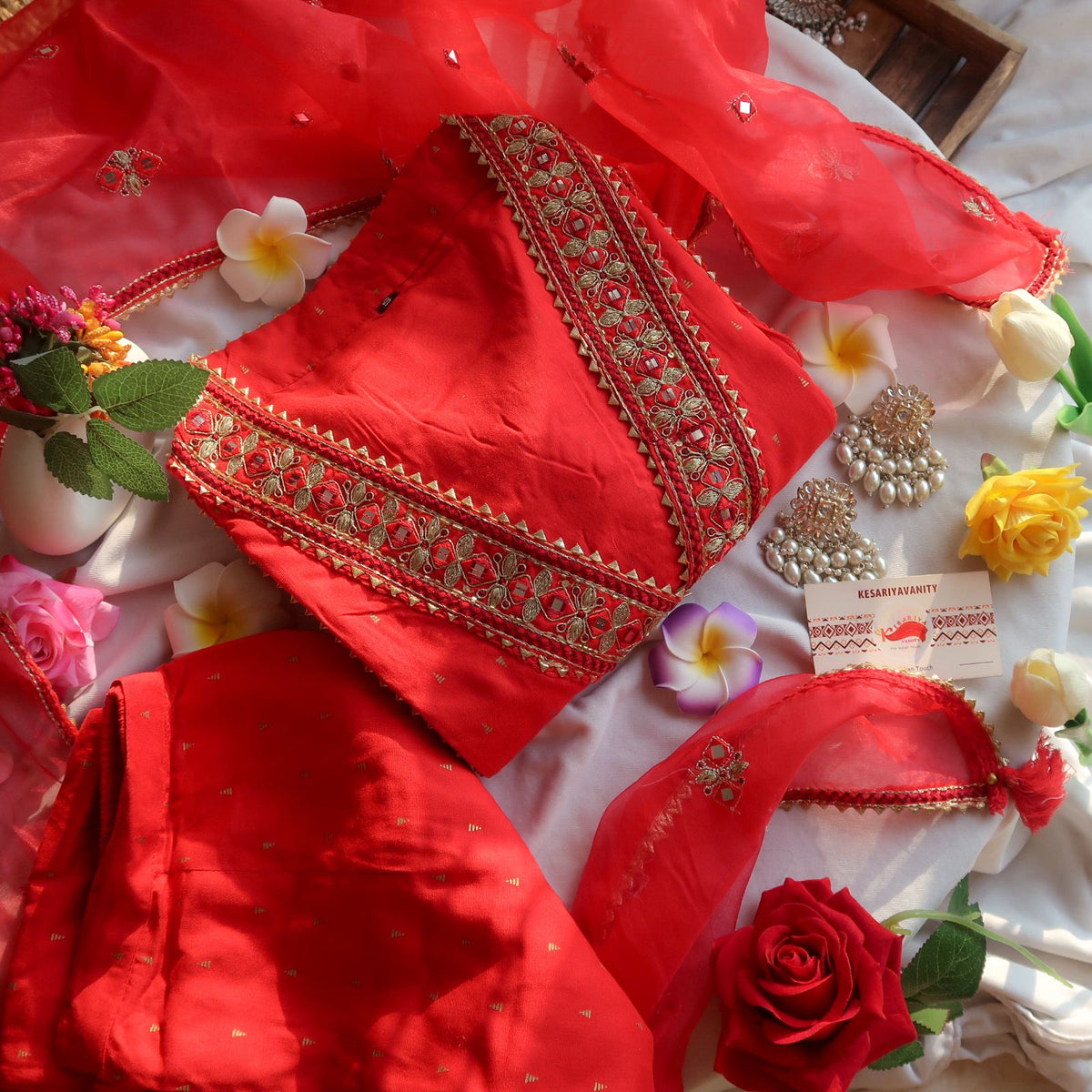 Valentino Red Suit Set