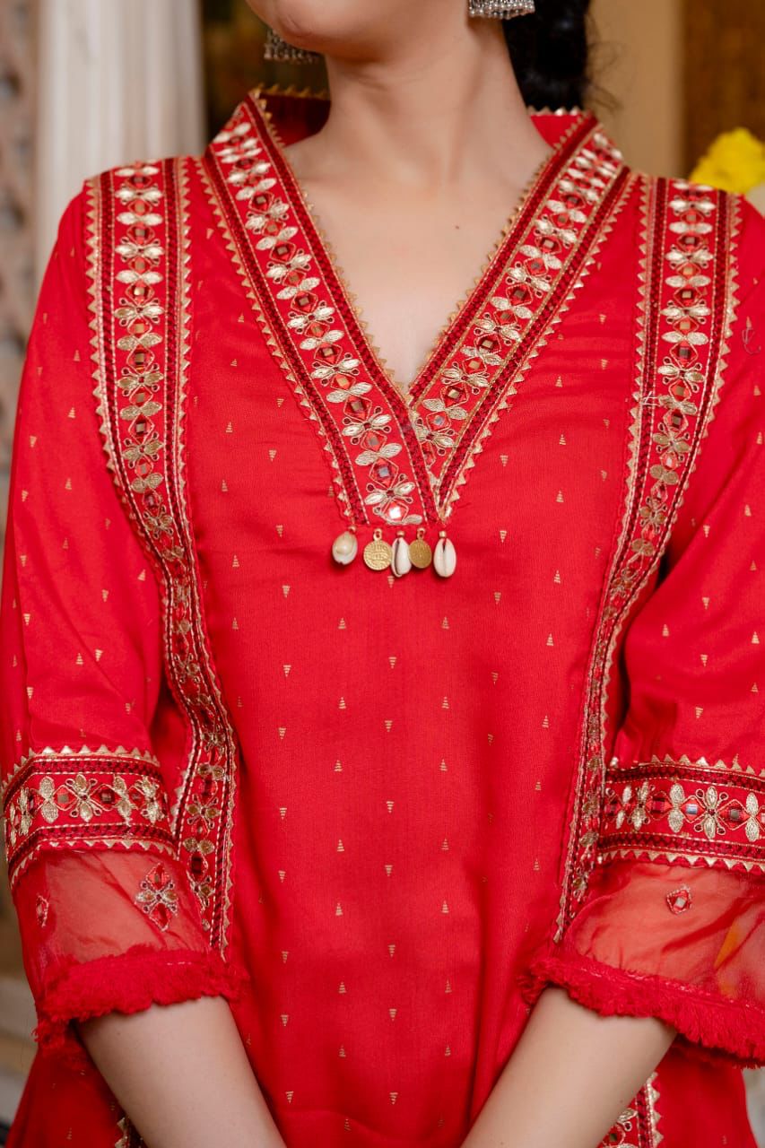 Valentino Red Suit Set
