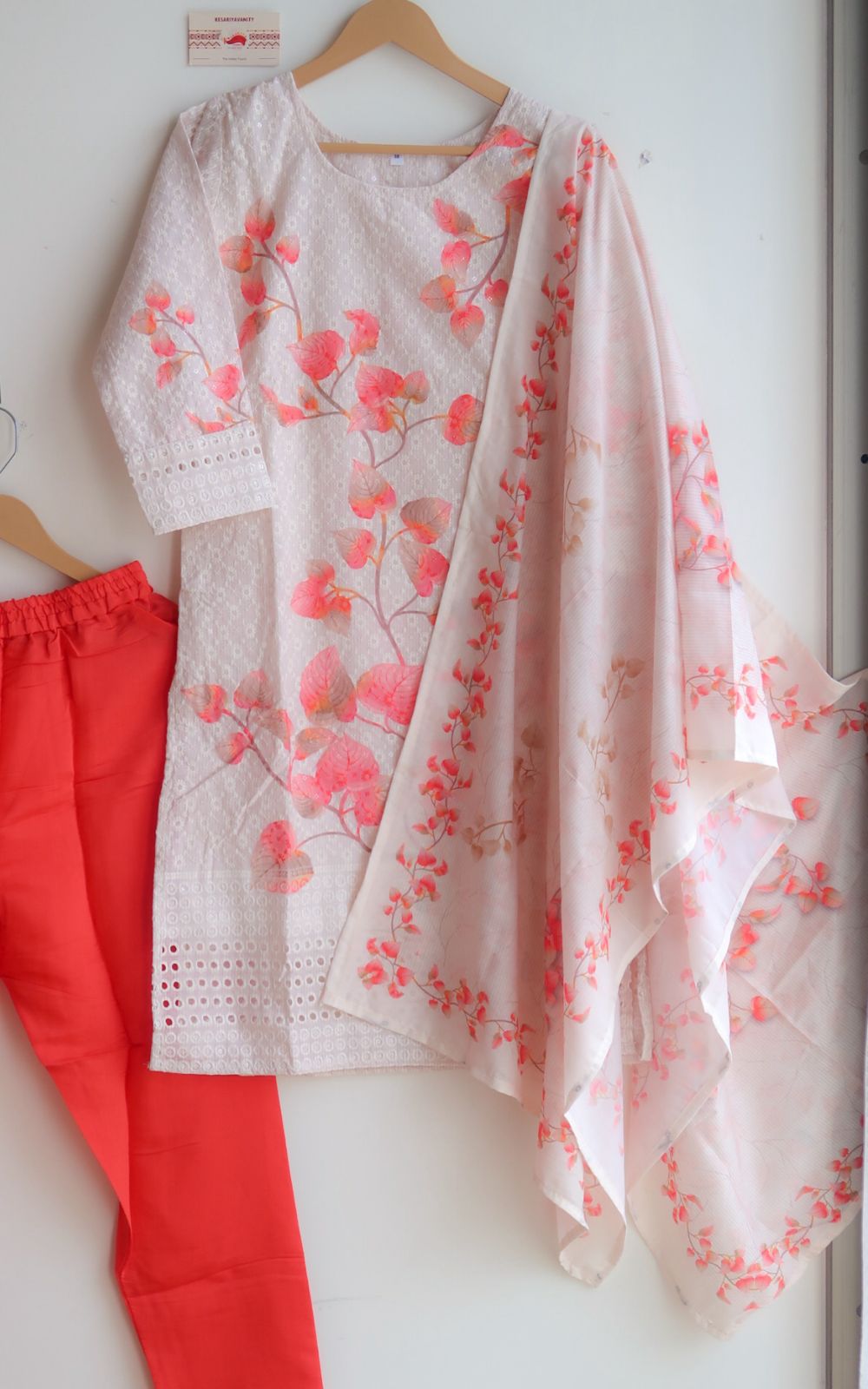 Ivory Embroidered Symphony Suit Set