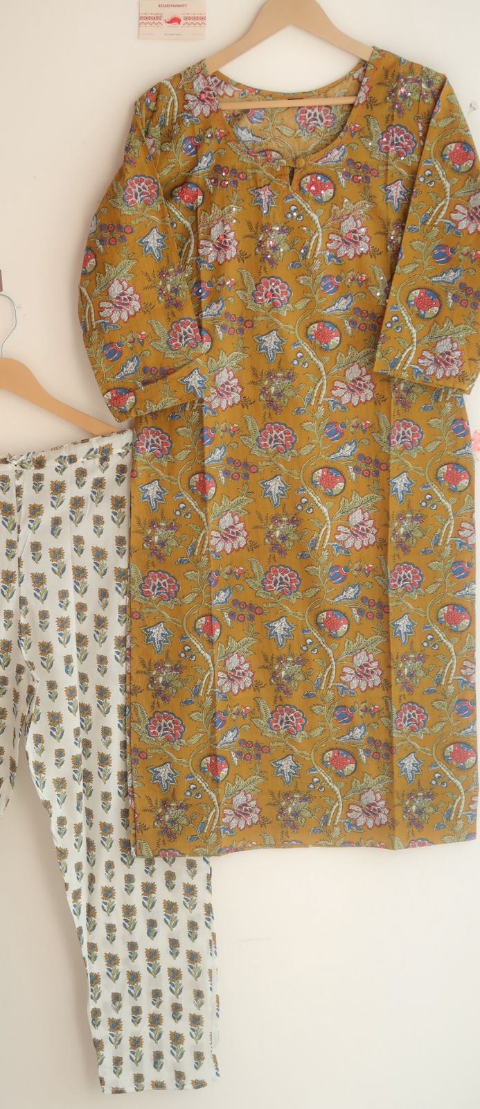 Sunlit Petal Harmony Suit Set
