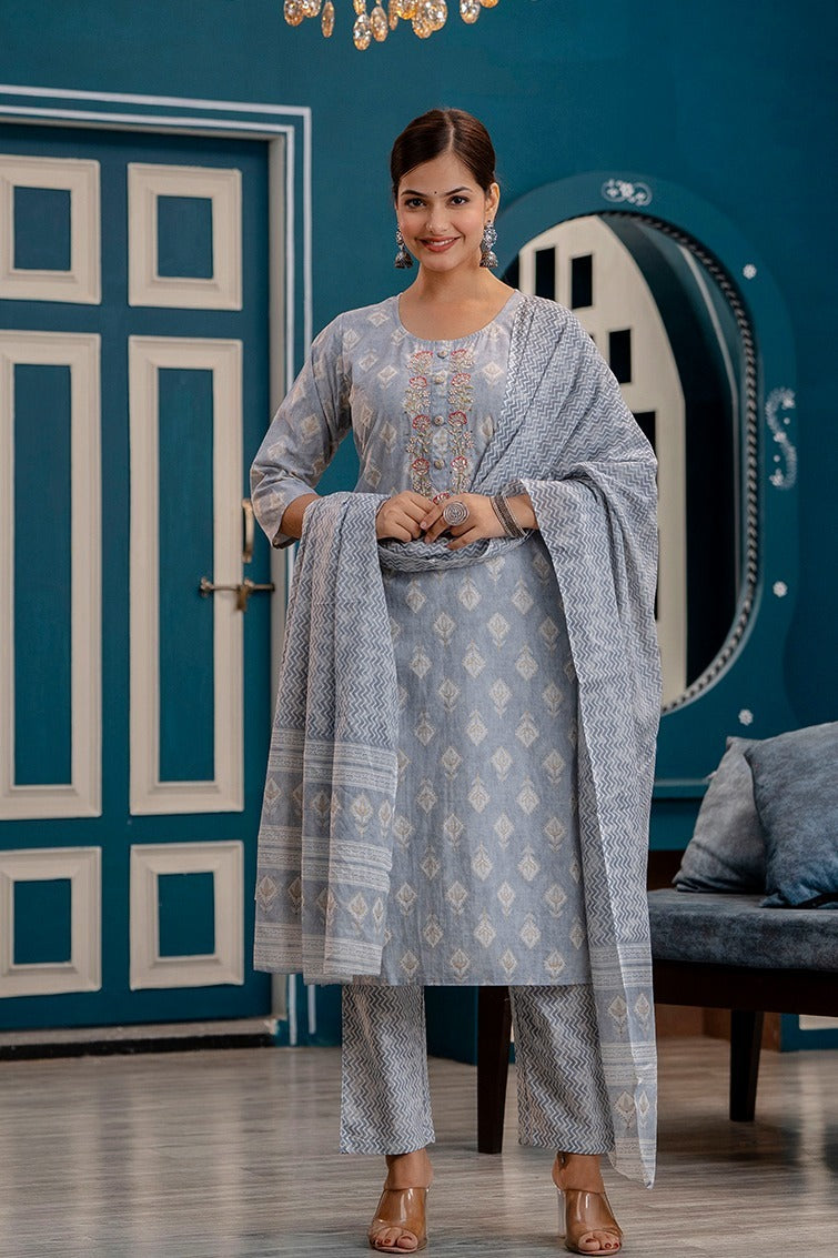 Celestial Serenity 3-piece Suit Set