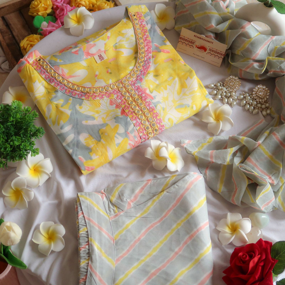 The Viral Yellow Suit Set