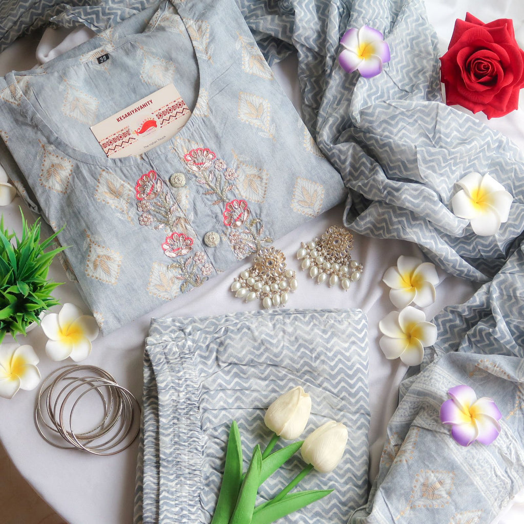 Celestial Serenity 3-piece Suit Set